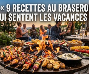 9 recettes au brasero qui sentent les vacances